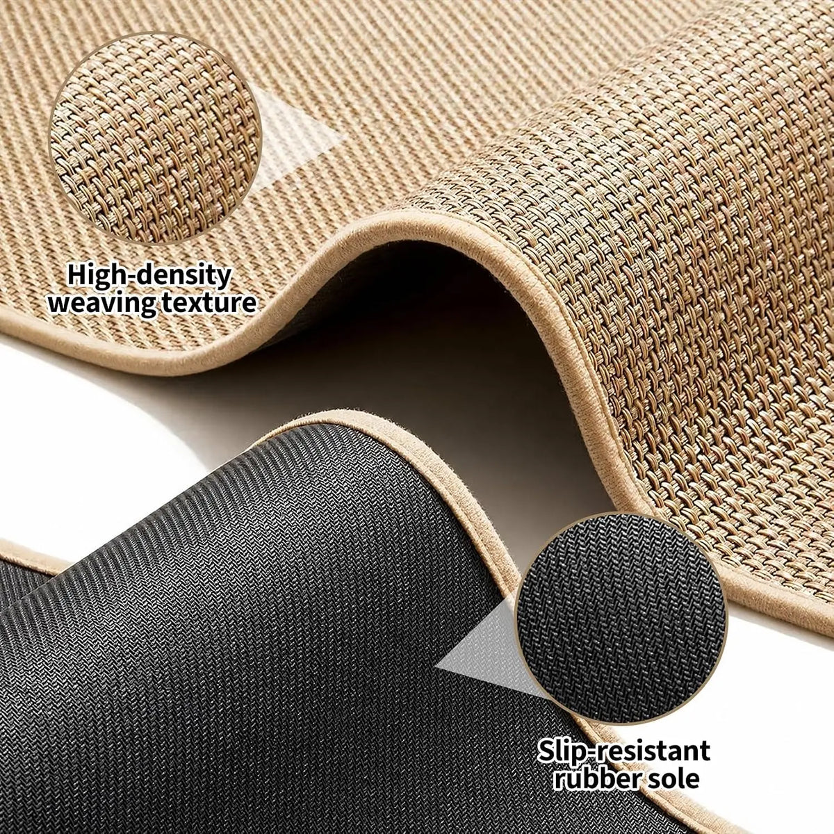 1set PrecisionAuto Absorbent Chenille Kitchen Floor Mats Waterproof Non-Slip Mats Long Strips of Dirt-Resistant Carpets Entrance Door Mats