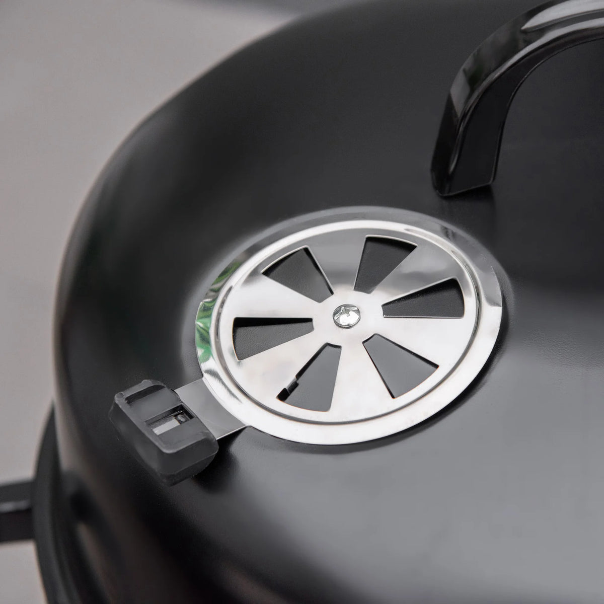 3-in-1 Outdoor Barbecue Charcoal Smoker and Grill with Two Grates and Thermometer