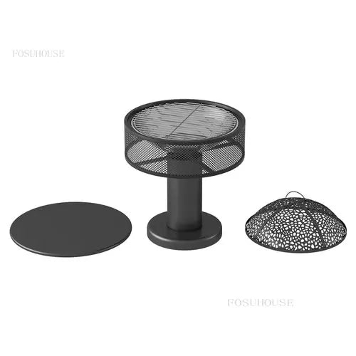 Multi-functional Patio Heaters Charcoal Heating Stove Indoor Fire Wood Heater Roasting Brazier Smokeless Carbon Firewood Brazier