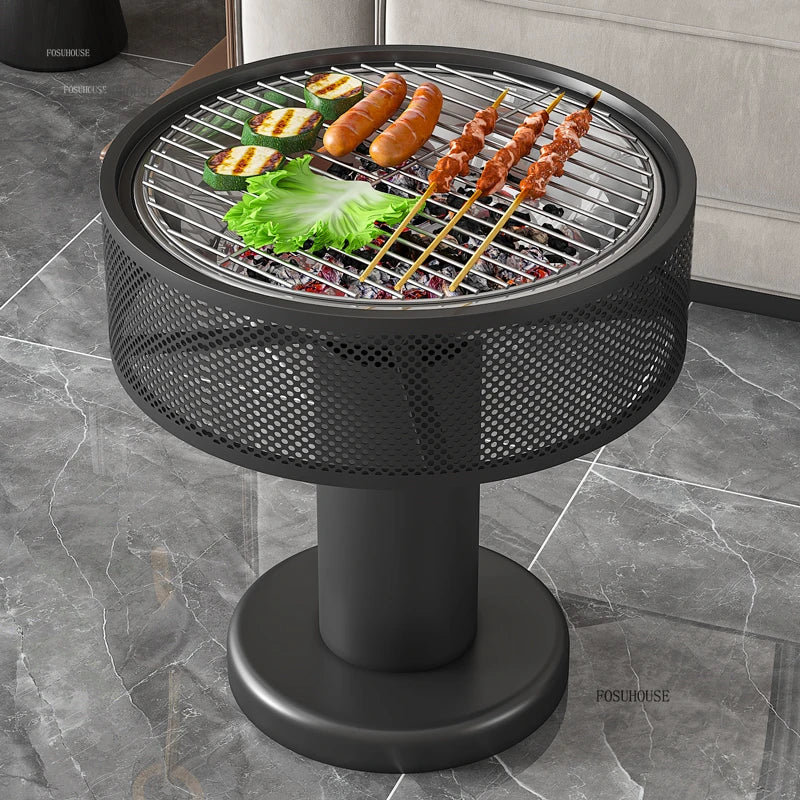 Multi-functional Patio Heaters Charcoal Heating Stove Indoor Fire Wood Heater Roasting Brazier Smokeless Carbon Firewood Brazier