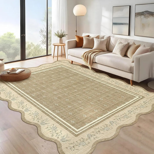 Garvee Multiple Sizes Washable Hallway Runner Rug for Home Decor Soft Vintage Kitchen Carpets with Non Slip Backing Rug for Living Room Bedroom Floor Mat
