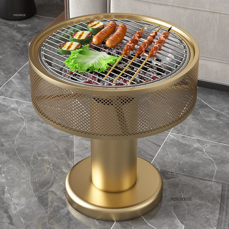 Multi-functional Patio Heaters Charcoal Heating Stove Indoor Fire Wood Heater Roasting Brazier Smokeless Carbon Firewood Brazier